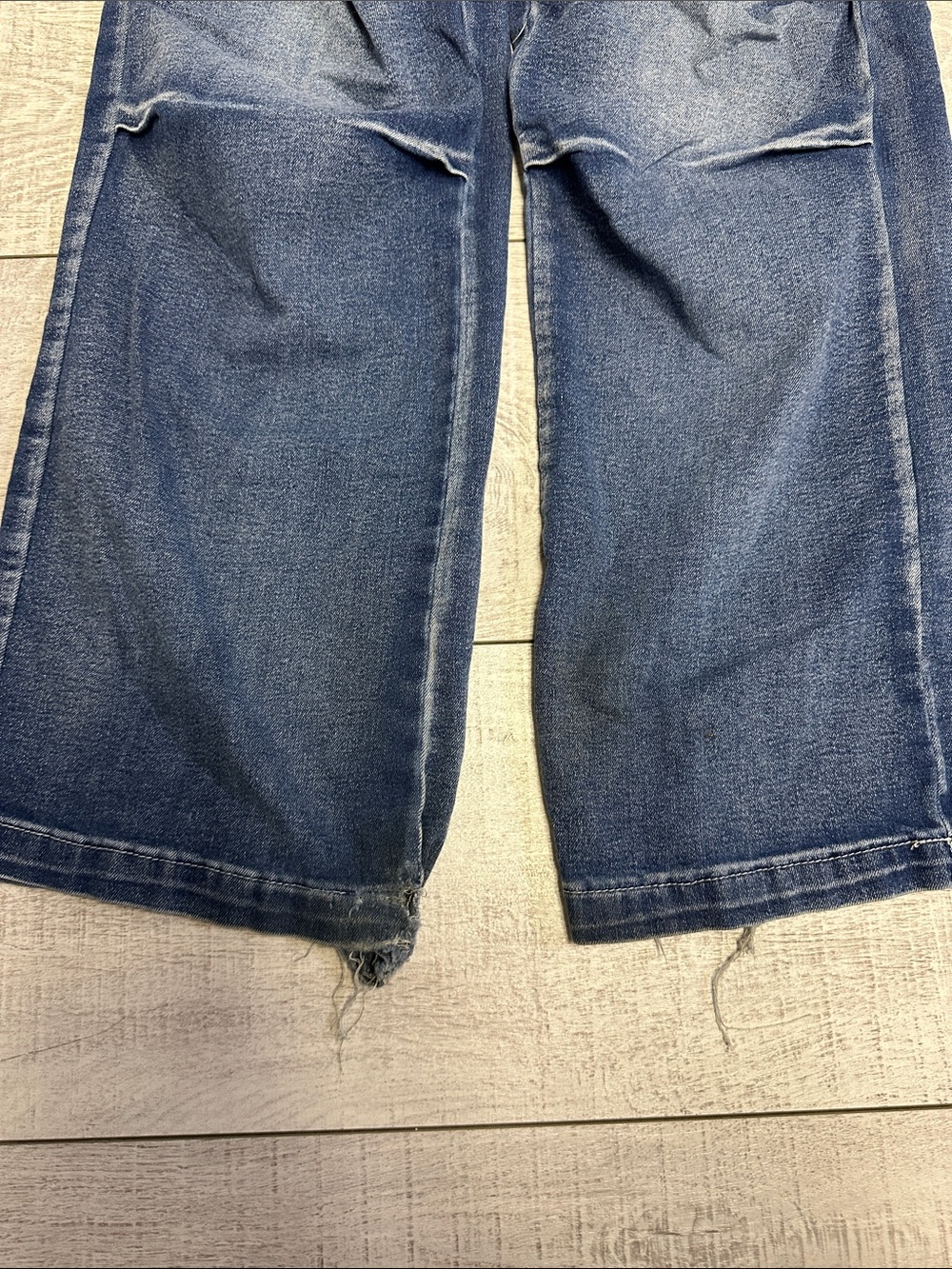 Y2K- Wide-Leg Cargo Jeans for Women - Blue - Picture 4 of 11